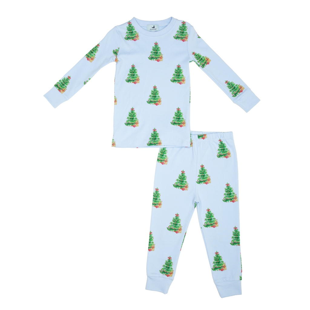 Merry Snuggles Blue Puppy Two- Piece - nanducket