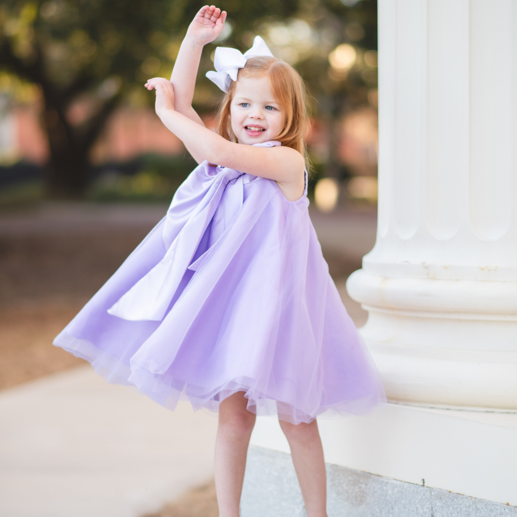 Serena Rose Dress in Lavender - Nanducket