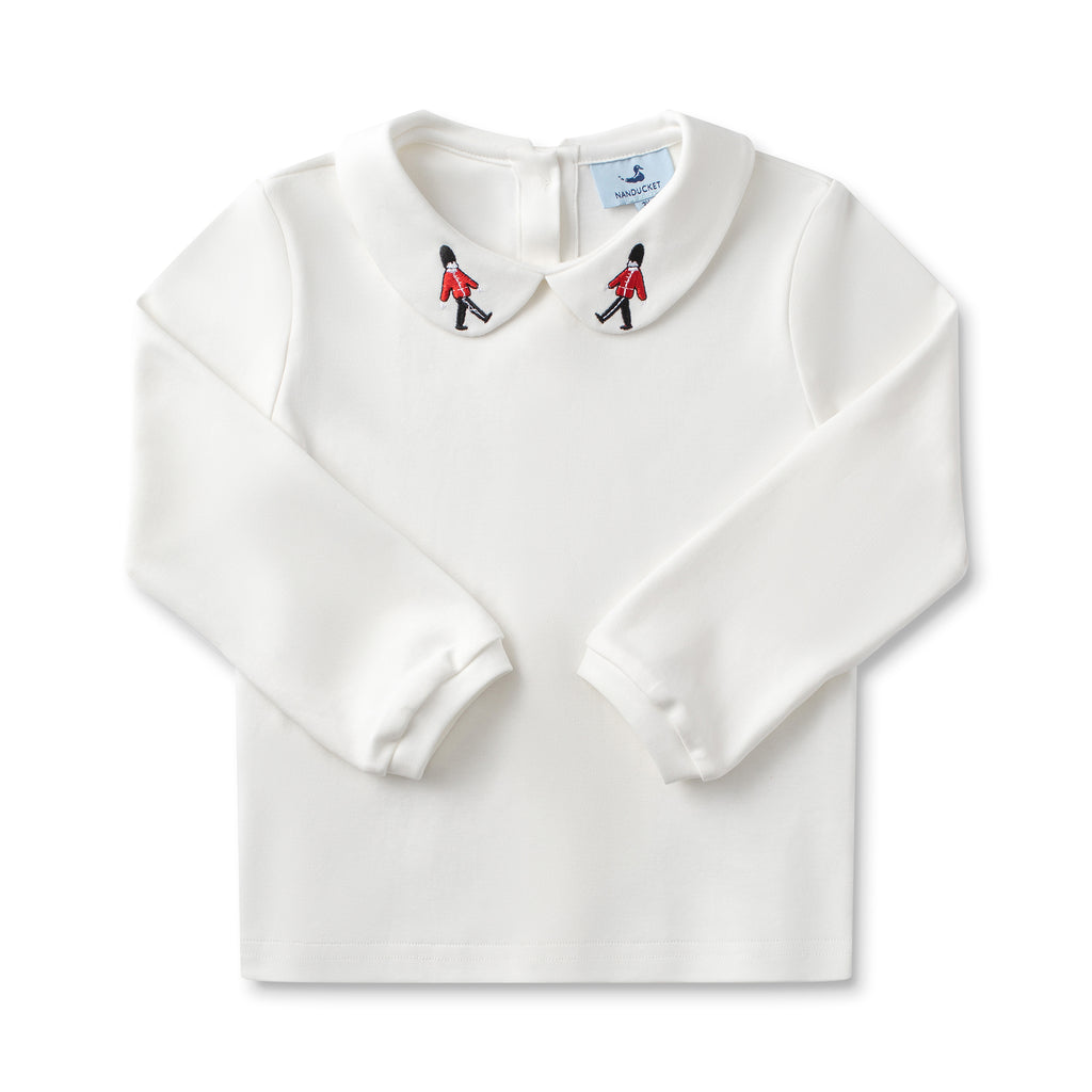 Royal Guard Embroidered Collar Shirt - Nanducket