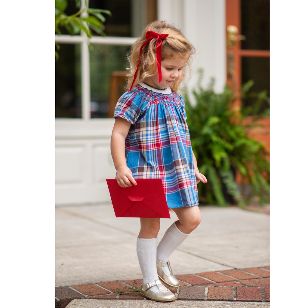 Avery Tartan Smocked Set - Nanducket