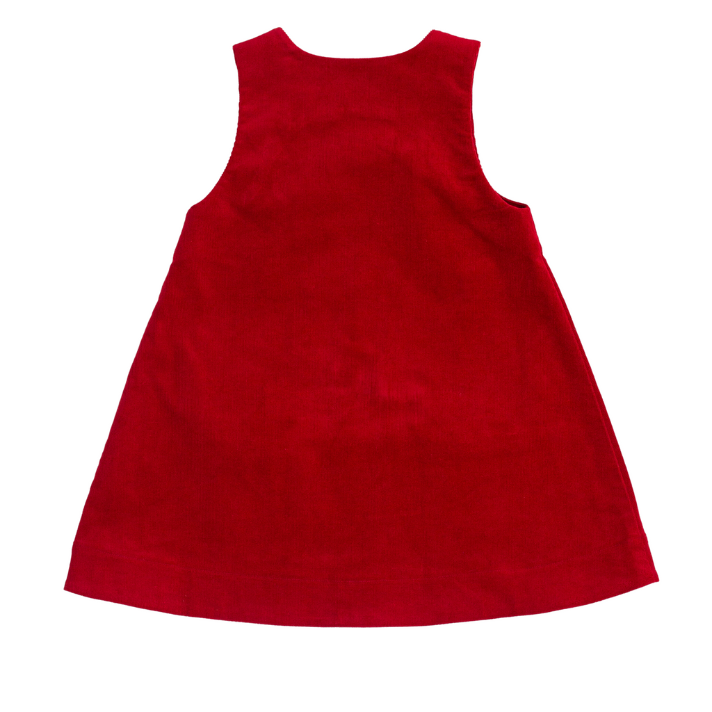 Charlotte Jumper Dress in Regatta Red - nanducket