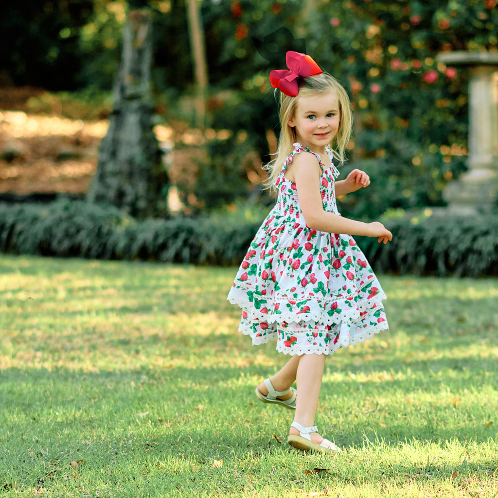 Sloane Alexandra Dress in Strawberry Fields - Nanducket