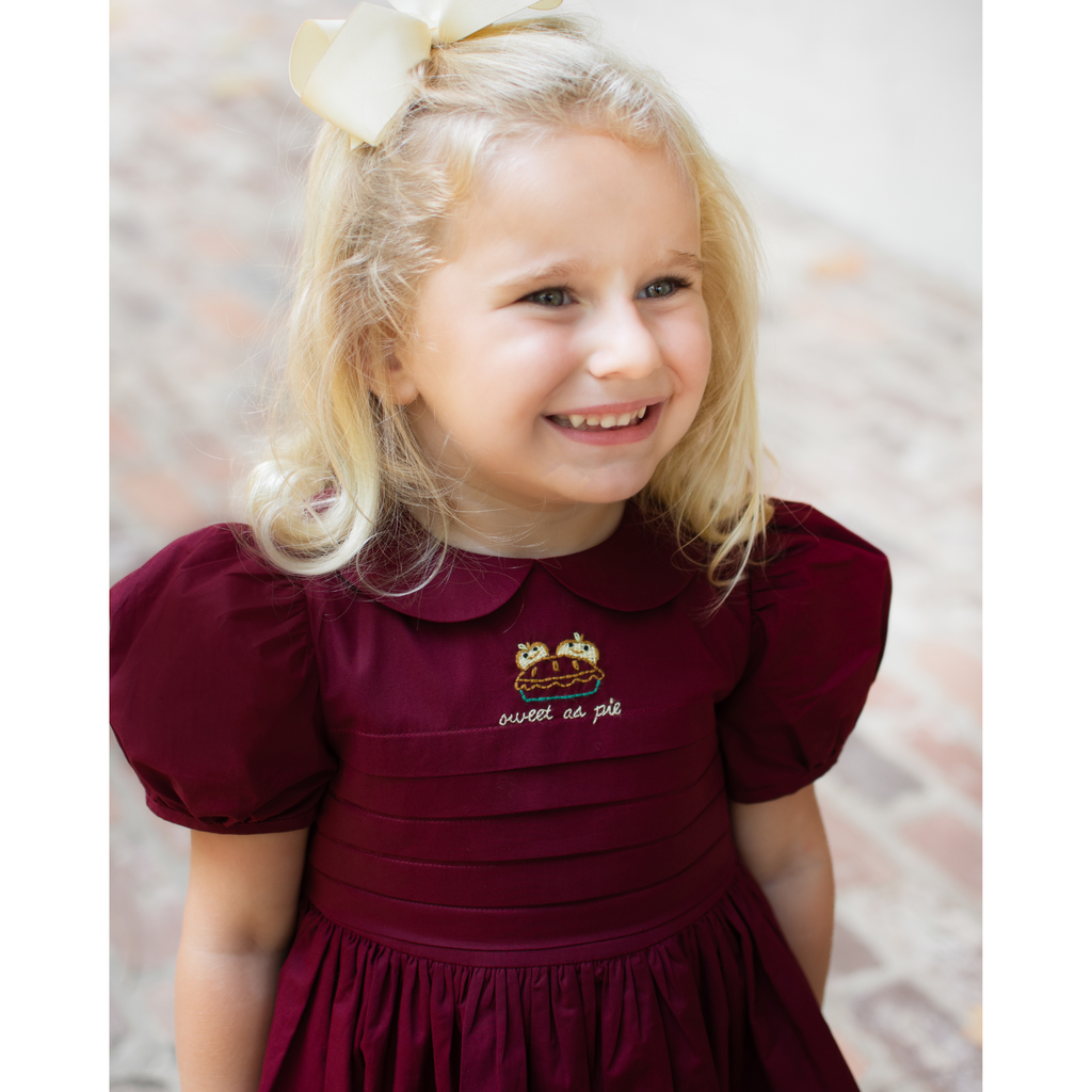 Sweet As Pie Girls Dress | Nantucket - Nanducket