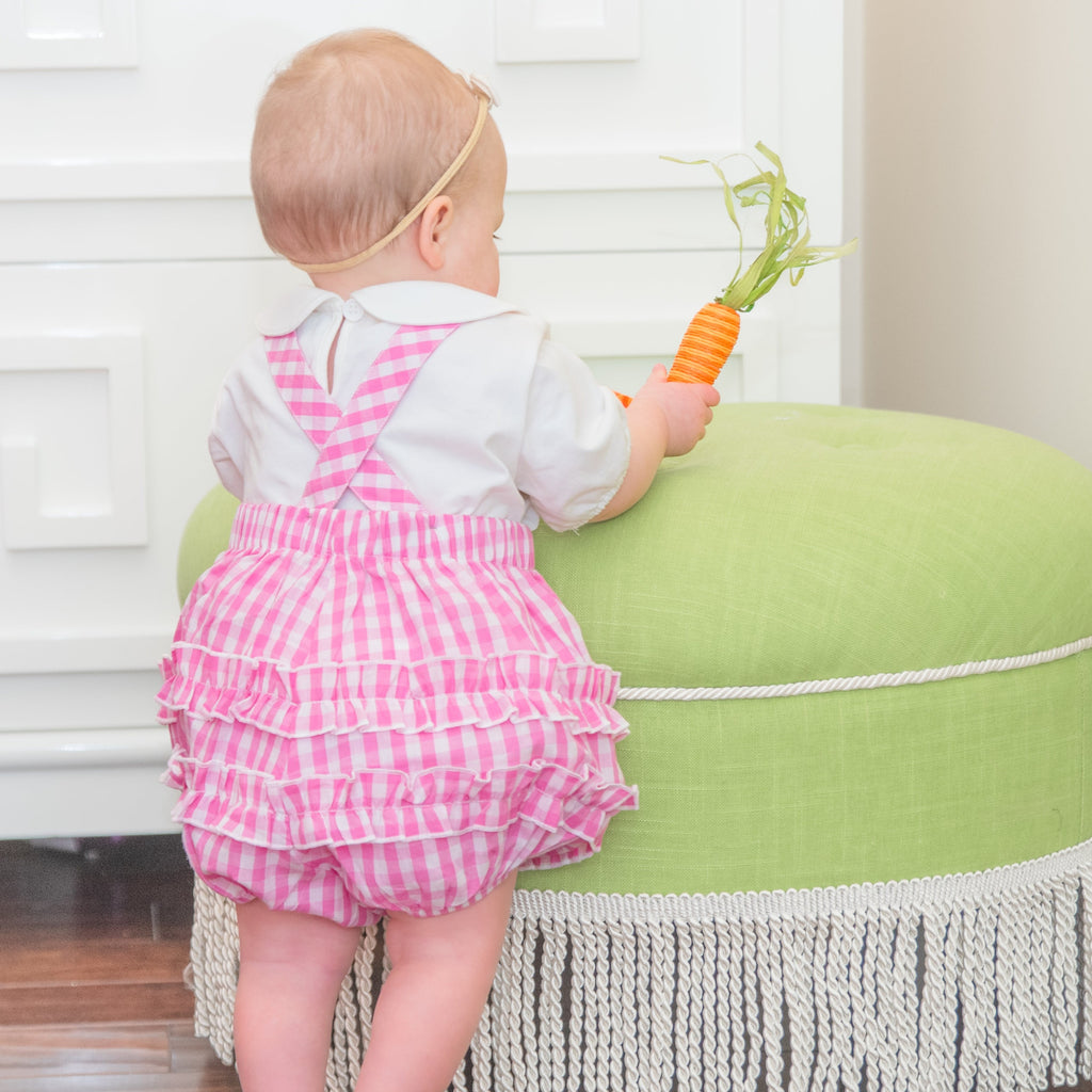 Brinkley Bubble in Cotton Candy Pink Gingham - Nanducket