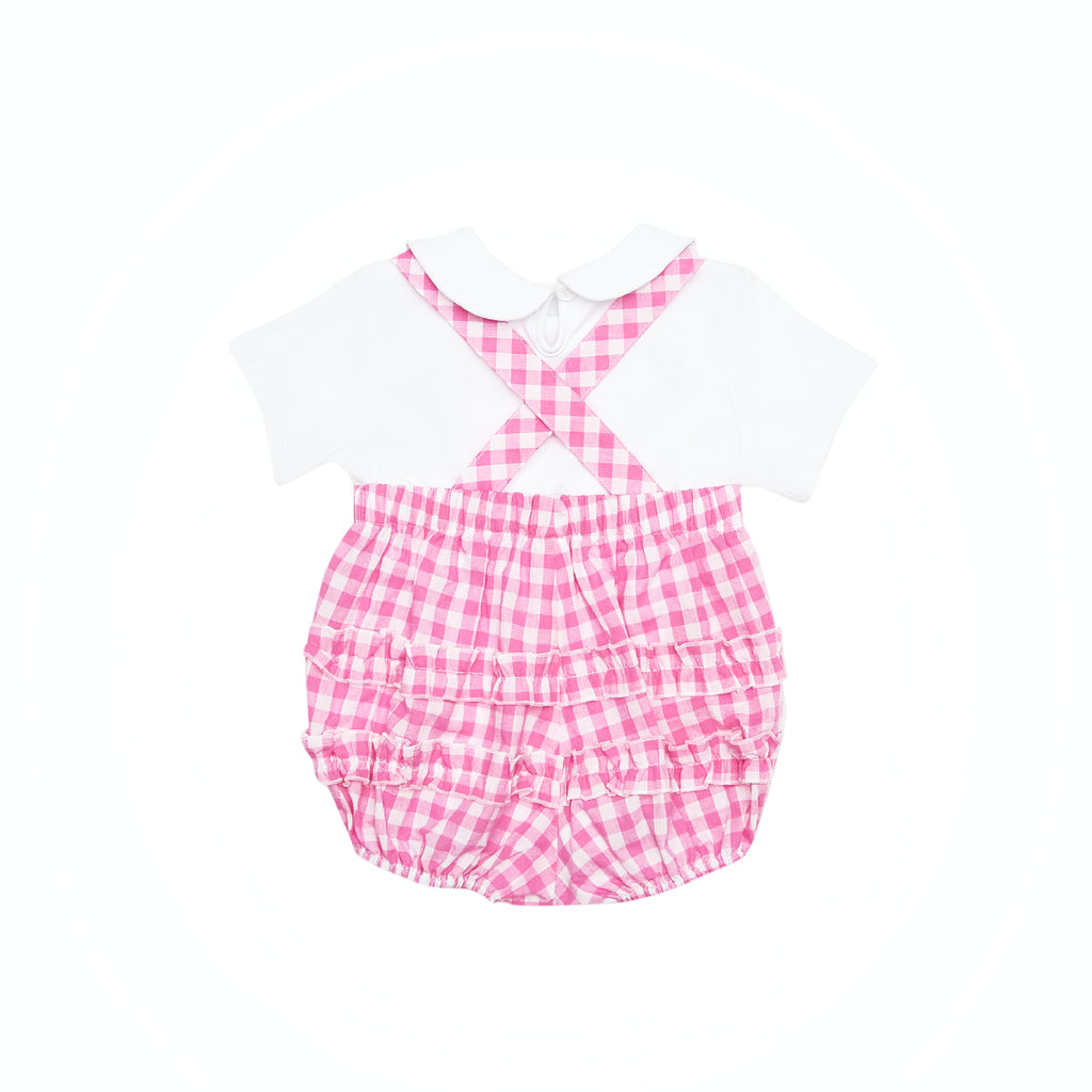 Brinkley Bubble in Cotton Candy Pink Gingham - Nanducket