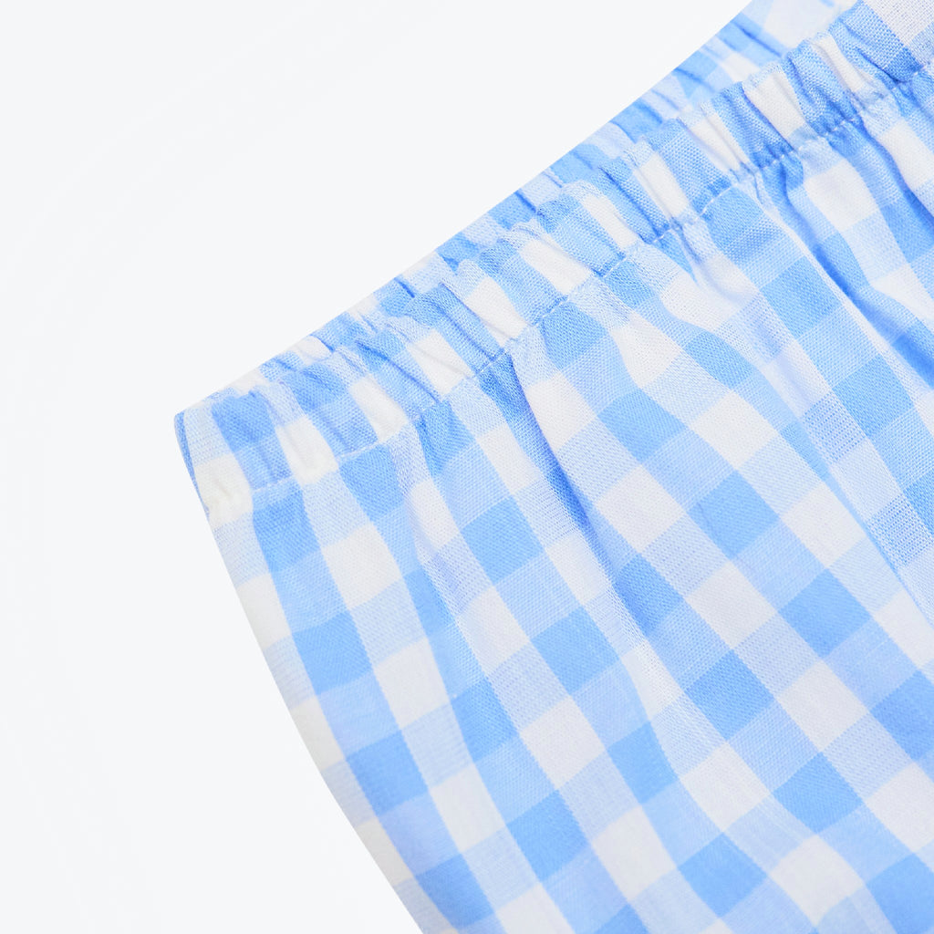 Whisker Hopperton Easter Set in Beaufort Blue Gingham - Nanducket