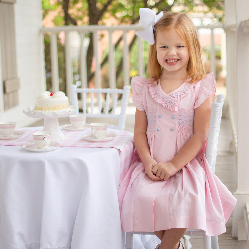 everly pink dress SSYS Everly Satin Bow Trim Puff Sleeve Shift Dress Pink Brocade