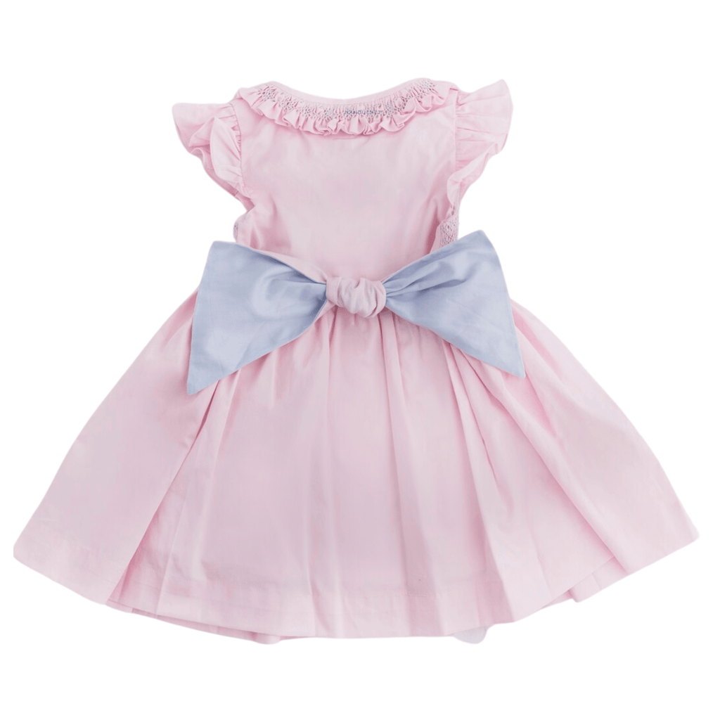 Margaux Everly Dress in Pink & Sky Blue - Nanducket