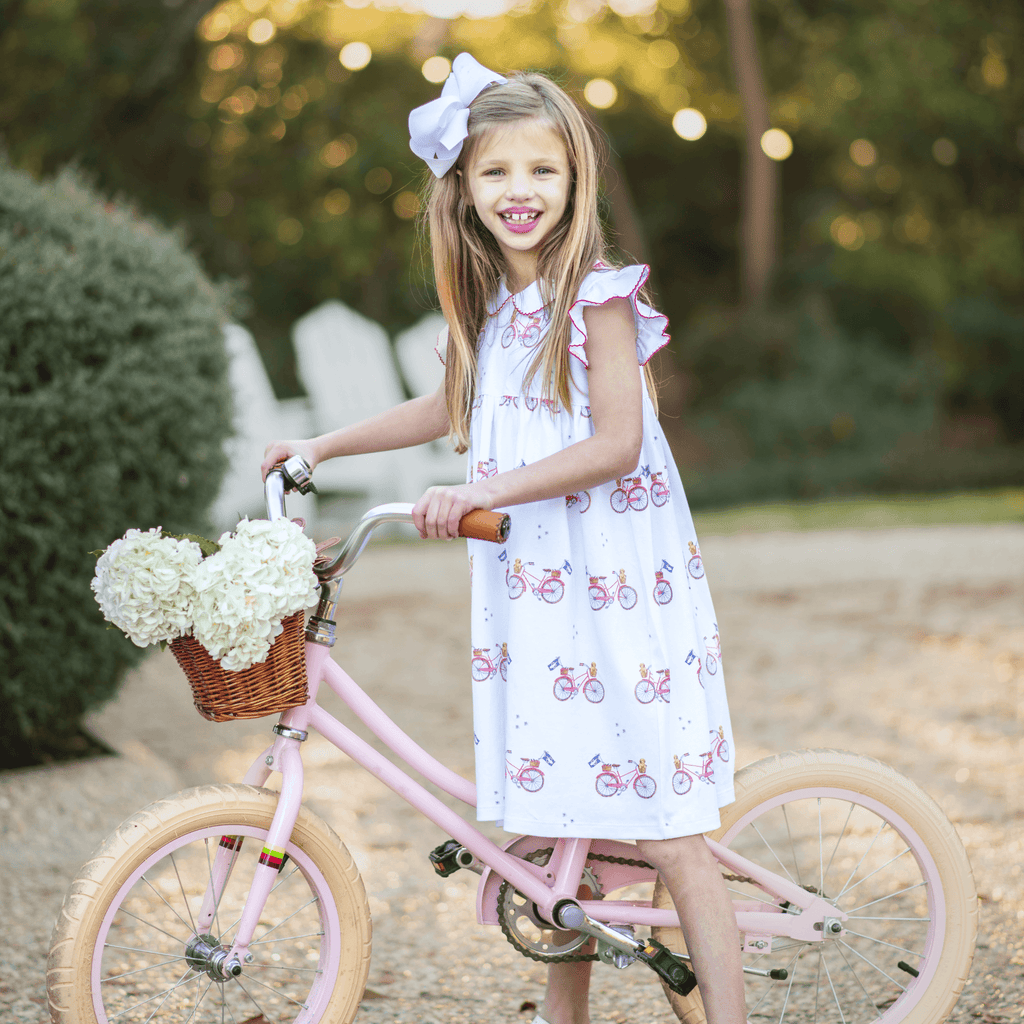 Nantucket Pedal Puppy Pima Dress with Angel Sleeves - Nanducket