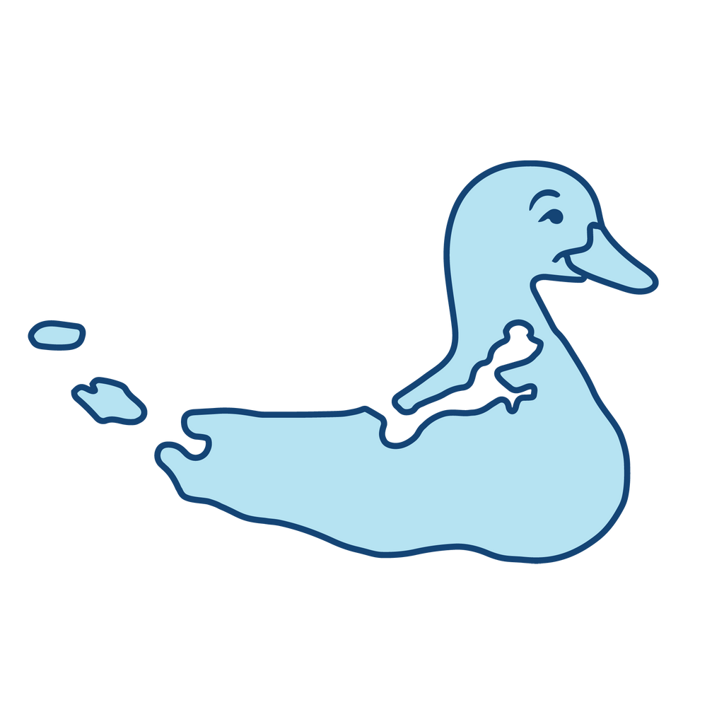 nanducket blue duck logo 